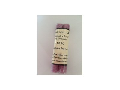 Beeswax Spell Candles pack of 2 - Lilac